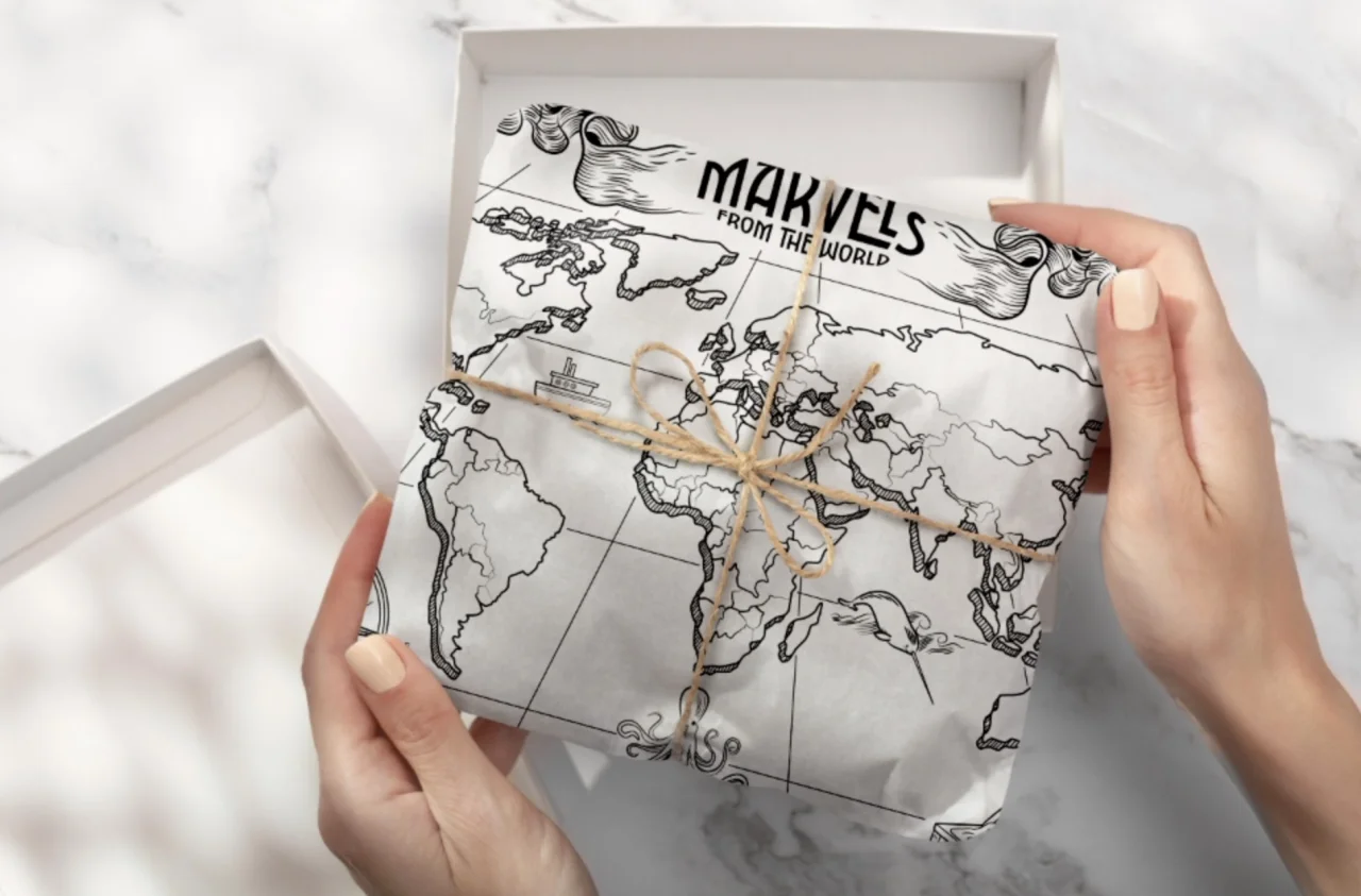 Marvels of the world gift wrapping.